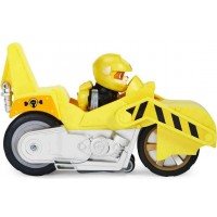 Figurina Rubble cu motocicleta Deluxe Patrula Catelusilor 
