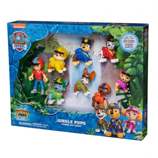 Set cadou 8 figurine Jungle Patrula Catelusilor 