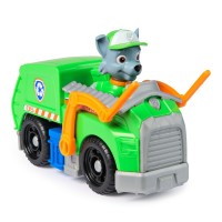 Set vehicul de baza camionul de reciclare si figurina Rocky Patrula Catelusilor 
