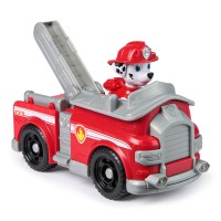 Set vehicul de baza masina de pompieri si figurina Marshall Patrula Catelusilor