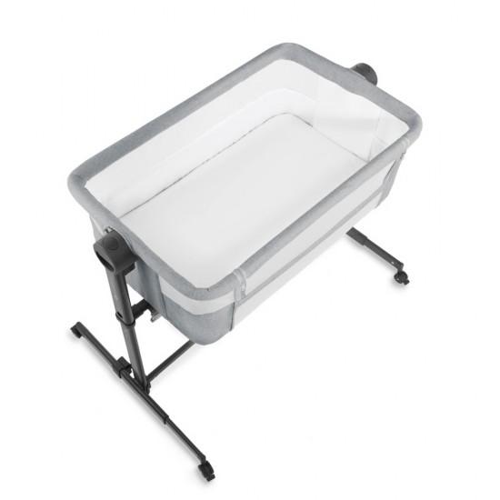 Patut Co-Sleeper Kinderkraft Neste Up 2 gri deschis Patut Co-Sleeper Kinderkraft Neste Up 2 gri deschis
