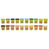 Set 40 de borcanase Play-Doh cu pasta de modelat colorata