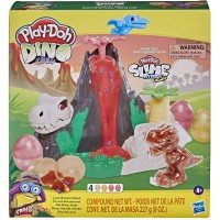 Set de joaca Play-Doh Lava Bones Island