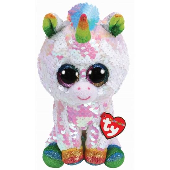 Plus Ty Boos Unicornul Pixy cu paiete 24 cm