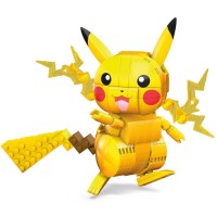 Set constructie Pokemon Mega Construct 211 piese - Figurina Pikachu