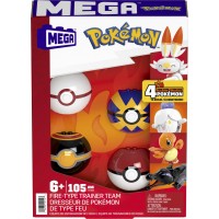 Set 4 bile echipa de foc Pokemon Mega 