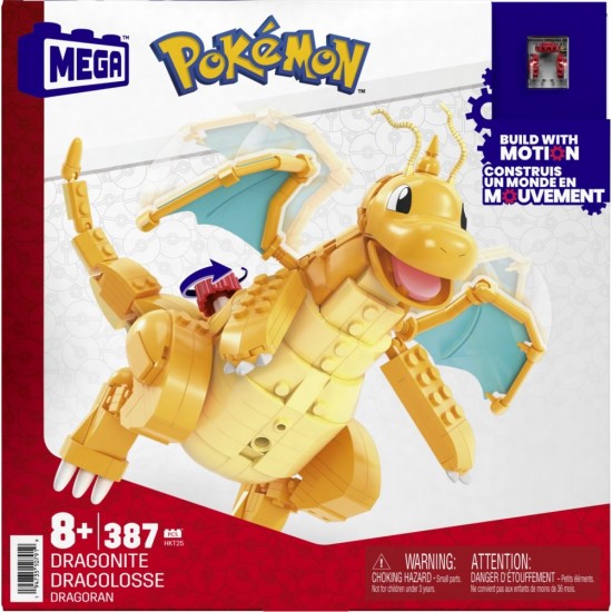 Set de constructie Pokemon Mega Dragonite 387 piese