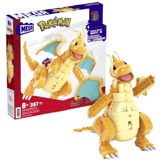 Set de constructie Pokemon Mega Dragonite 387 piese