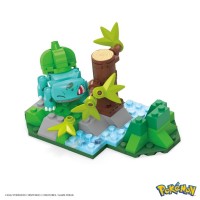 Set de constructie Pokemon Mega 82 piese - Padurea lui Bulbasaurus 