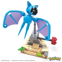 Set de constructie Pokemon Mega 61 piese - Zborul de noapte al Zubat