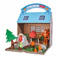 Pompierul Sam - Centru de activitati montane cu 2 figurine