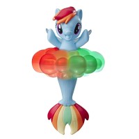 Ponei Sirena Rainbow Dash cu lumini curcubeu