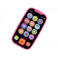 Primul meu telefon Smart roz cu muzica si lumini Hola Toys