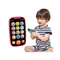 Primul meu telefon Smart roz cu muzica si lumini Hola Toys