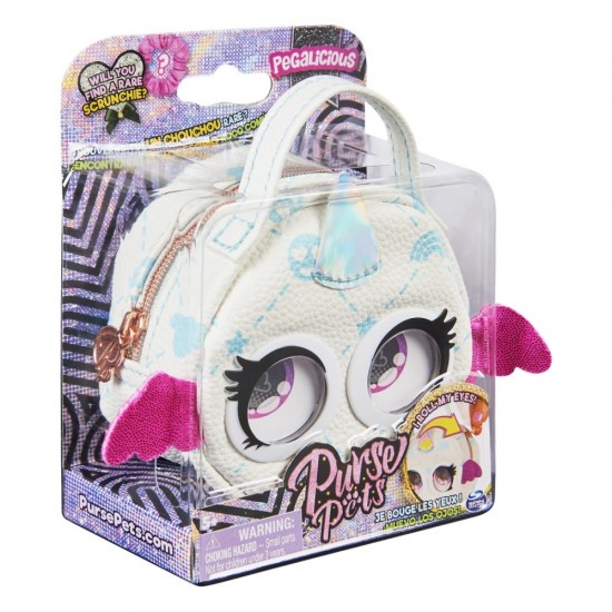 Gentuta micro Pegasus alb Purse Pets