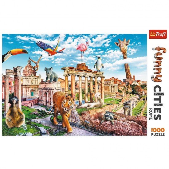 Puzzle orase amuzante Roma salbatica 1000 piese
