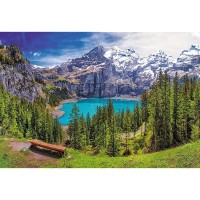 Puzzle Lacul Oeschinen 1500 piese