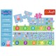 Puzzle educational 20 piese numere Peppa Pig