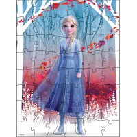 Puzzle surpriza Frozen 2 cu 48 piese in cutie diamant
