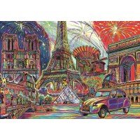 Puzzle Trefl culorile Parisului 1000 piese
