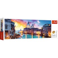 Puzzle Trefl 1000 piese - Panorama Canal Grande Venetia