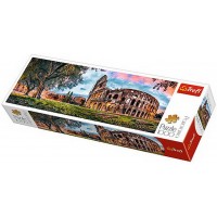 Puzzle Trefl 1000 piese - Panorama Colosseum la rasarit