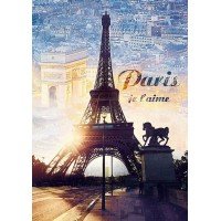 Puzzle Trefl Paris in zori 1000 piese