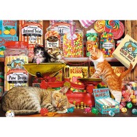 Puzzle Trefl 1000 piese - Pisici si dulciuri