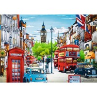 Puzzle Trefl strada in Londra 1000 piese
