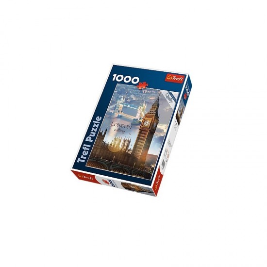 Puzzle Trefl 1000 piese - Zori de zi la Londra