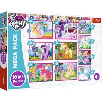 Puzzle Trefl 10 in1 My Little Pony -  Poneii uimitori