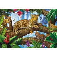 Puzzle Trefl 1500 piese - Jaguar intr-o pauza odihnitoare