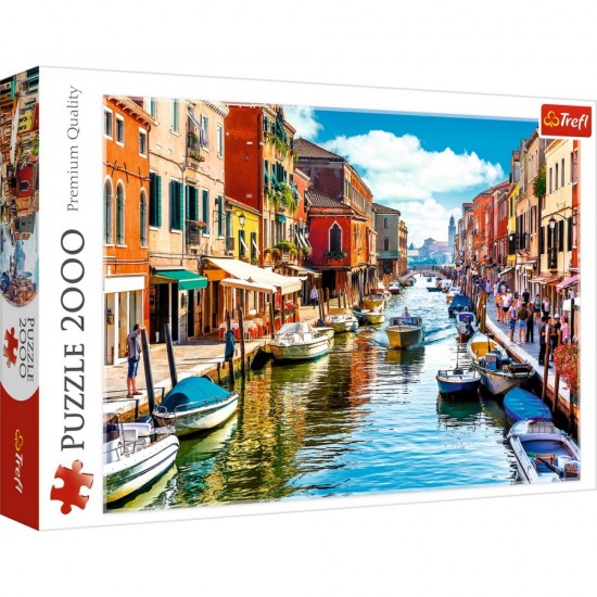 Puzzle Trefl 2000 piese - Spre Insula Murano Venetia