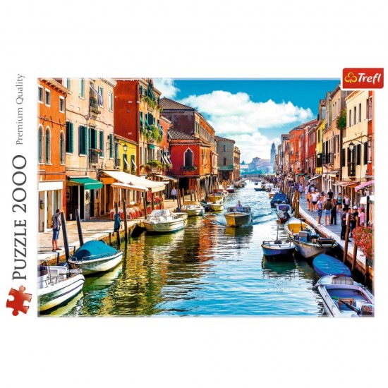 Puzzle Trefl 2000 piese - Spre Insula Murano Venetia