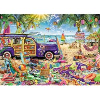 Puzzle Trefl 2000 piese - Vacanta tropicala