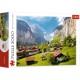 Puzzle Trefl 3000 piese - Orasul Lauterbrunnen Elvetia