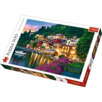 Puzzle Trefl - Lacul Como Italia 500 piese
