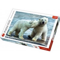 Puzzle Trefl Ursi polari 500 piese