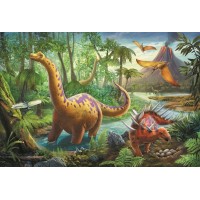 Puzzle Trefl 60 piese Migratia Dinozaurilor