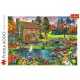 Puzzle Trefl 6000 piese - Casuta din munti