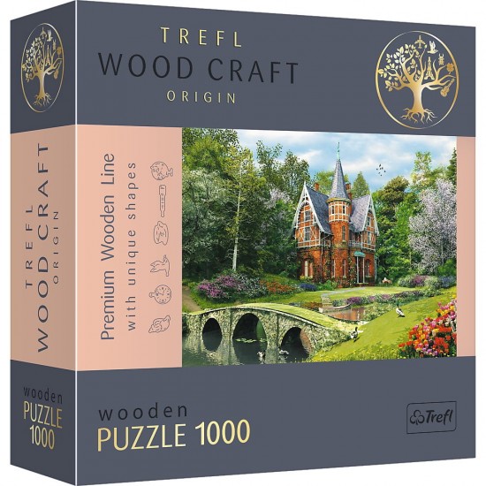 Puzzle din lemn 1000 piese Trefl - Casa victoriana