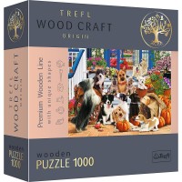 Puzzle din lemn 1000 piese Trefl - Echipa de catei