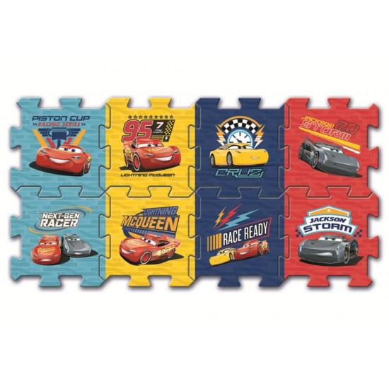 Puzzle spuma 8 piese Cars 3 Trefl