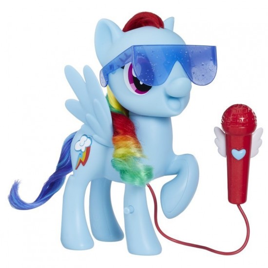 Ponei Rainbow Dash cu microfon si sunete