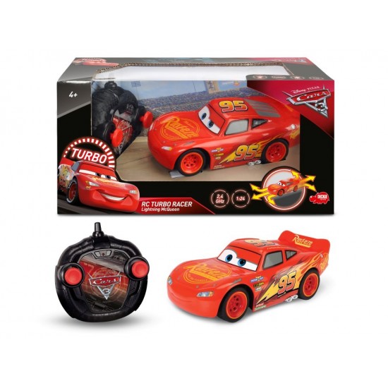 Masinuta RC Cars 3 Turbo Racer Lighting McQueen