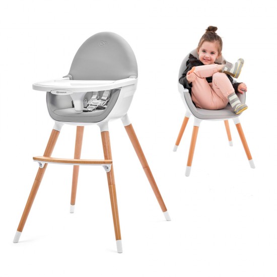 Scaun de masa Kinderkraft Fini 2 in 1 Grey