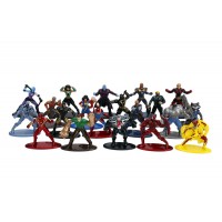 Set 20 de figurine metalice cu eroii Marvel si figurina Iron Man inclusa