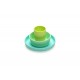 Set 3 recipiente silicon hrana bebe Melii - Blue, Lime, Mint