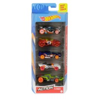 Set 5 masini Hot Wheels Action