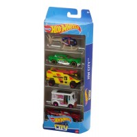 Set 5 masini Hot Wheels City